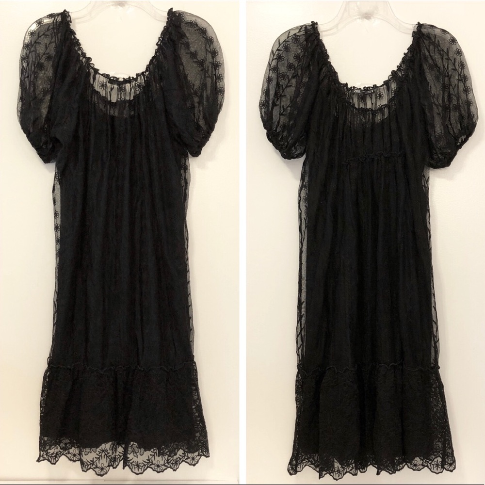 (New) Zara Lace Dress - Picture 6 of 8